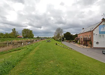 Riverside pub a short walk away