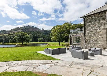 Let the kids run around and play football whilst you enjoy the views from the garden