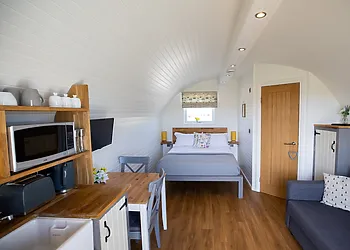 Fantastic open-plan spacious micro lodge