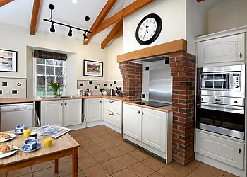 The wonderful bespoke kitchen