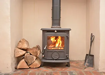 Relax by the roaring wood burner