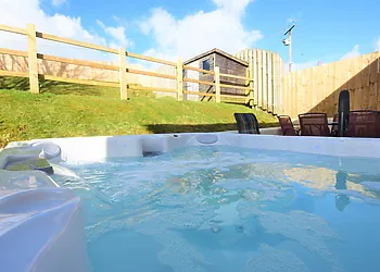 Relax and unwind in your very own private hot tub