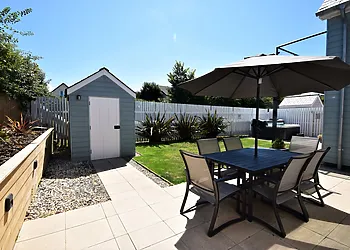 Beautiful enclosed garden
