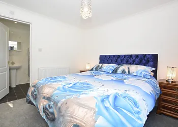 The double bedroom is a wonderful place to relax after a long day