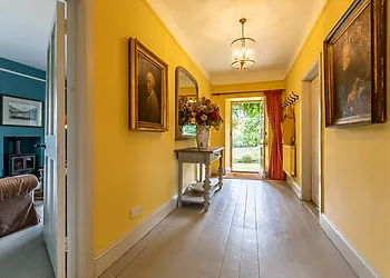 Welcoming entrance hallway