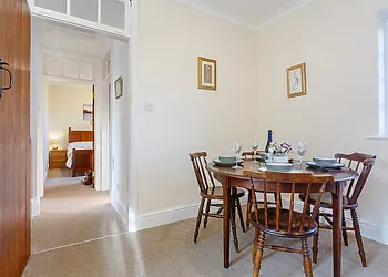 Light and bright dining space