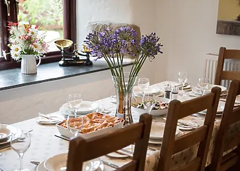 An informal dinner with loved ones is on the menu