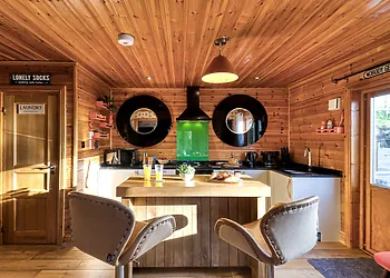 Stylish touches throughout