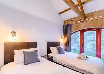 Twin bedroom which can be made into a super king upon request 