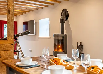 Get the fire roaring and enjoy cosy meals together 