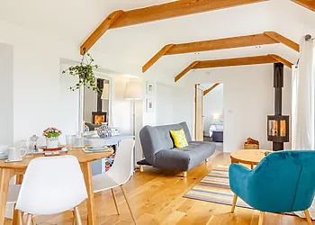 Sleek modern interior with plenty of home comforts