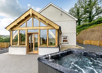 A lovingly restored former farmhouse with a stunning oak sunroom