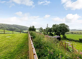 A beautiful rural setting overlooking the gently rolling countryside