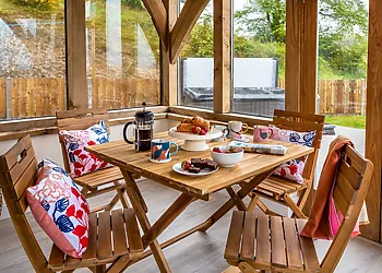A perfect spot to enjoy a morning cup of coffee