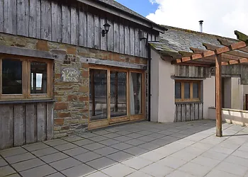 View towards the property and private patio