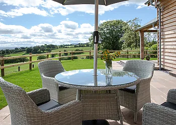 Plenty of outside seating to take in the views