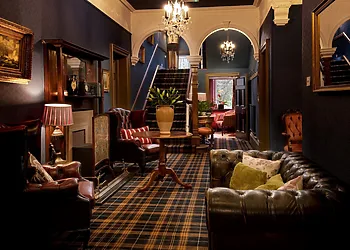 Seating area showing reading room