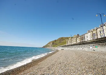 Beach at Aberystwyth 6 miles away