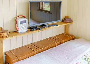 Smart TV at the foot of your bed