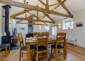 Cosy wood burner to keep you warm in the cooler months