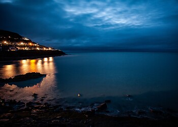 Visit New Quay with its lovely beaches and beautiful sunsets 