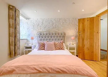 The beautiful double bedroom