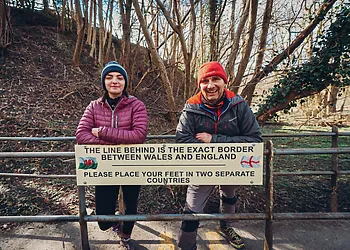 Visit the Wales and England border along the Offa