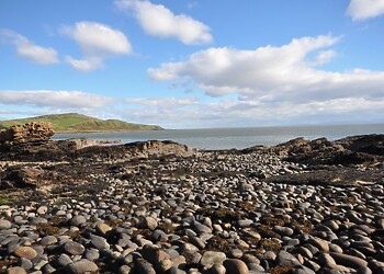Views of secluded bay