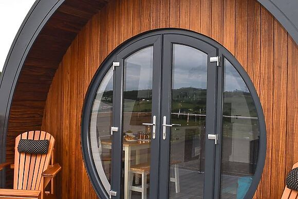 Derecroft Glamping Luxury Lodgepods with Jacuzzi Hot Tub