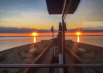 Curlew in Point Clear Bay