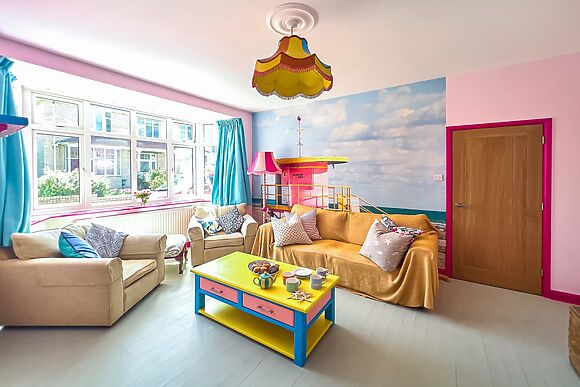 Aqua At A Beach Bedroom
