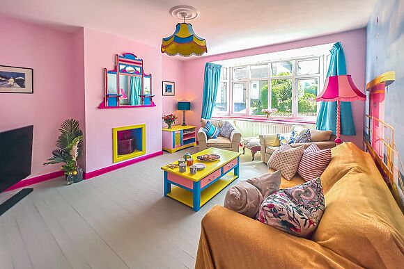 Aqua At A Beach Bedroom