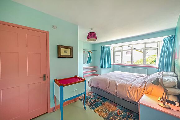 Aqua At A Beach Bedroom