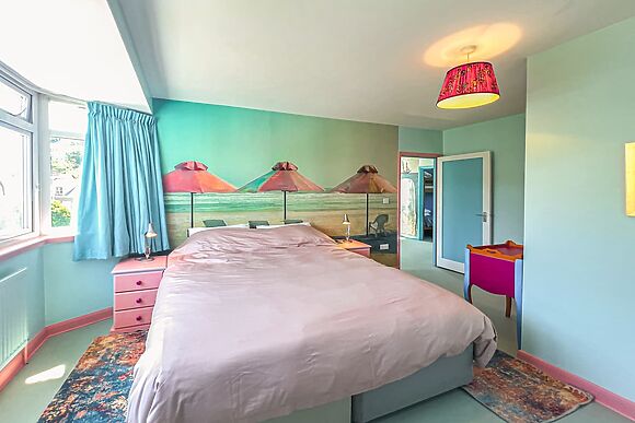 Aqua At A Beach Bedroom