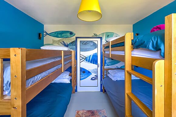 Aqua At A Beach Bedroom