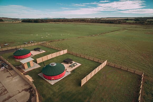 Moss Yurt At Bachilton Farm