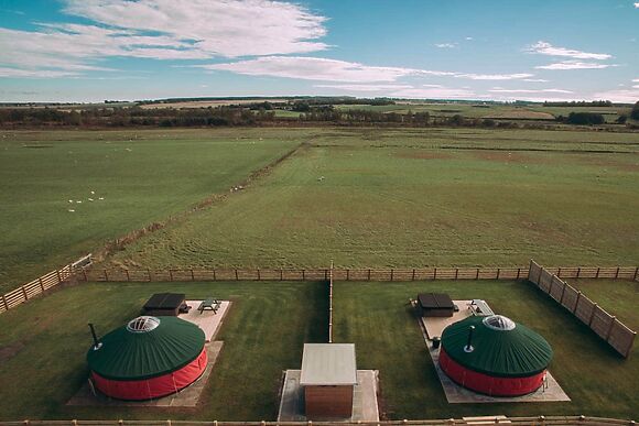 Timothy Yurt At Bachilton Farm