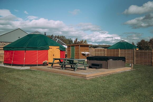 Timothy Yurt At Bachilton Farm