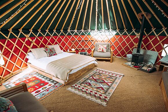 Timothy Yurt At Bachilton Farm