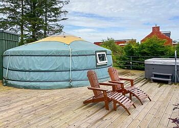 Green Yurt at Clochforbie Yurts