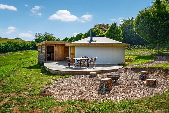 Hazel Roundhouse at Walnut Farm