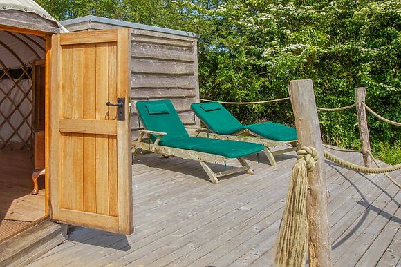 Skylark Yurt at Walnut Farm