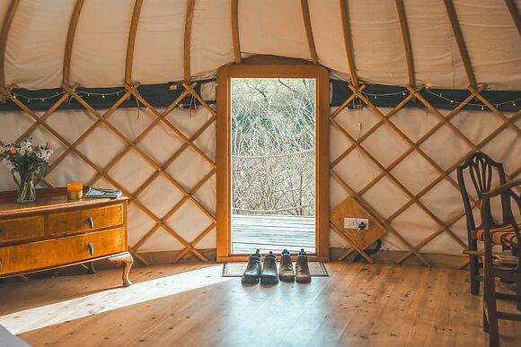 Skylark Yurt at Walnut Farm