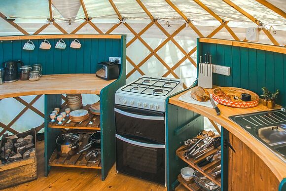 Skylark Yurt at Walnut Farm