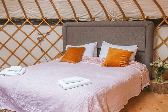 Skylark Yurt at Walnut Farm