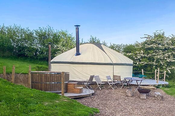 Skylark Yurt at Walnut Farm