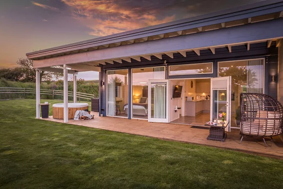 Top Meadow at March End Lodges