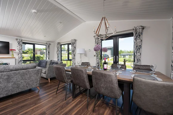 Juniper Lodge at 28 Roadford Lake Lodges