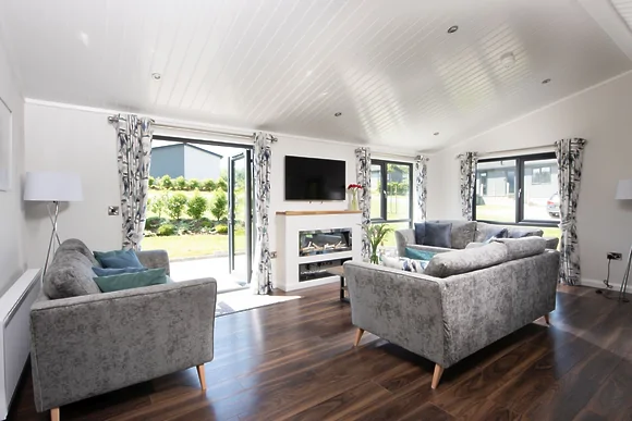 Juniper Lodge at 28 Roadford Lake Lodges