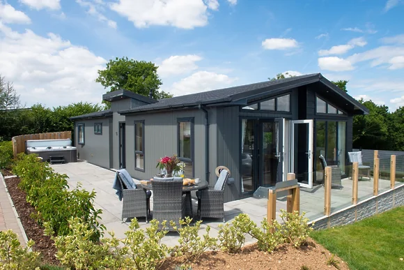 Orchid Lodge at 23 Roadford Lake Lodges